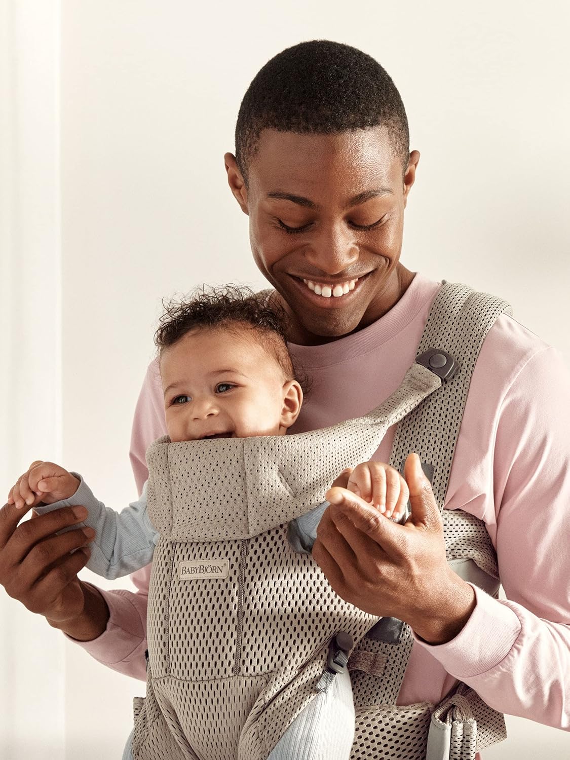 Thumbnail 4 de BabyBjörn Porte-bébé Move Mesh 3D Gris-beige