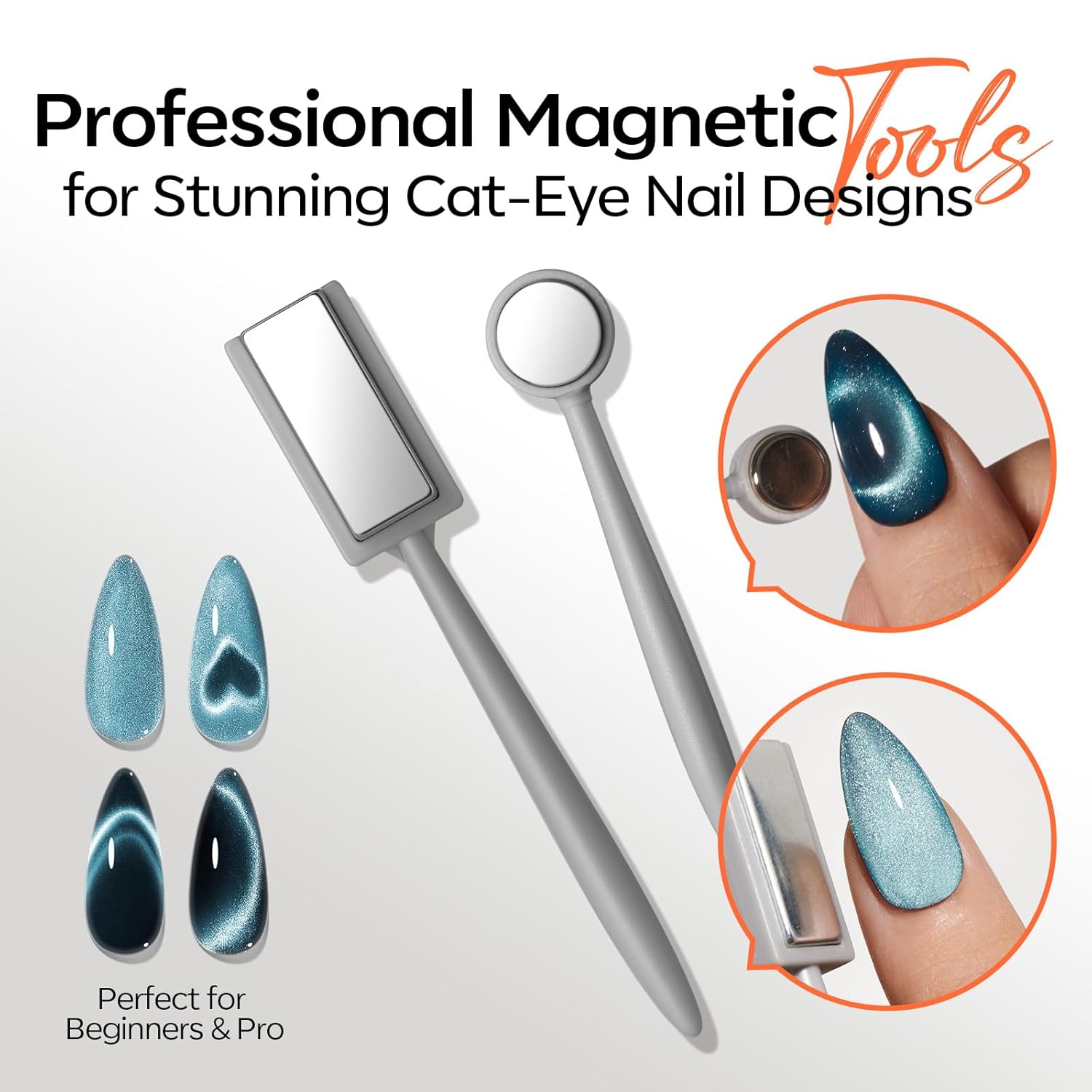 Thumbnail 6 de modelones Cat Eye Magnet Set (10-piece) for Magnetic Gel Nail Art