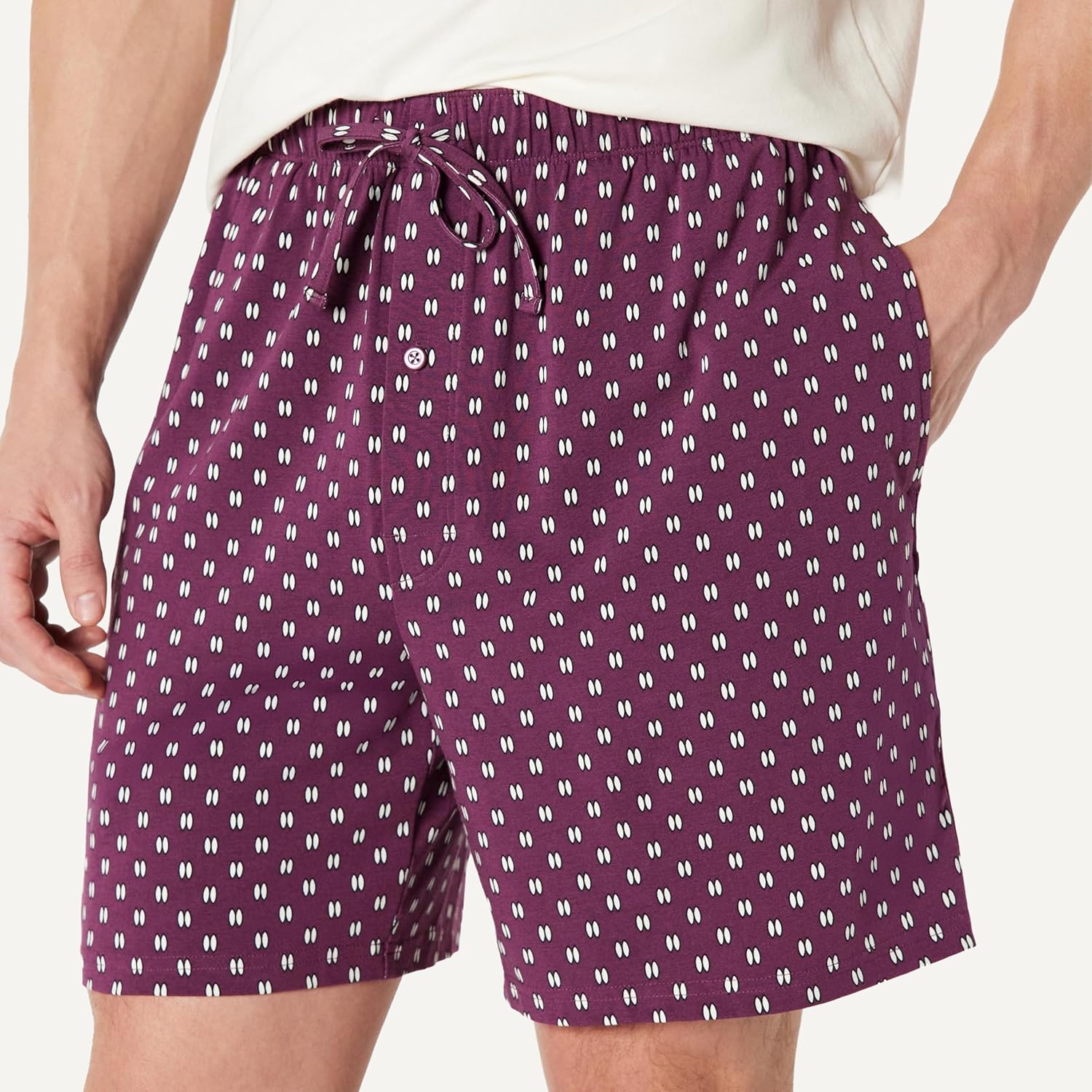 Thumbnail 3 de Amazon Essentials Men's Cotton-Modal Pajama Set: Short Sleeve Tee & Shorts