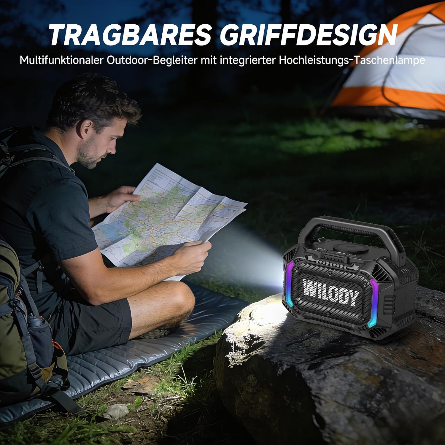 Thumbnail 6 de Wilody Bluetooth Lautsprecher Groß 100W