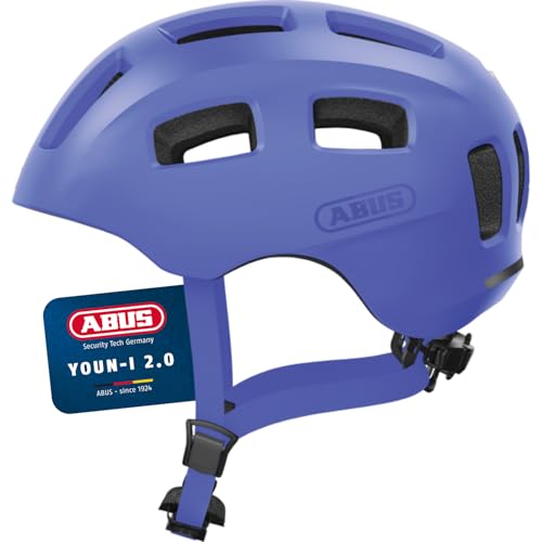 Detalle de ABUS Fahrradhelm Youn-I 2.0, Mono blau, Größe S – Sicherheit und Alltagstauglichkeit