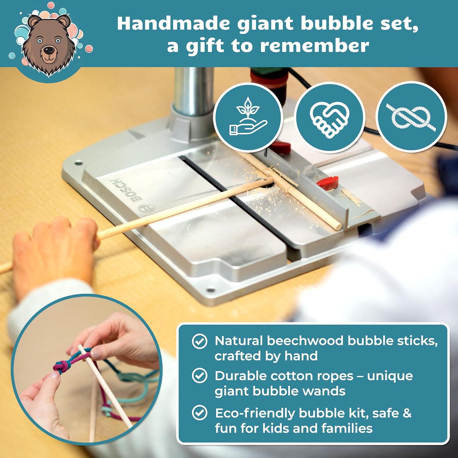 Thumbnail 4 de Bubble Brothers Giant Bubble Kit 15 L