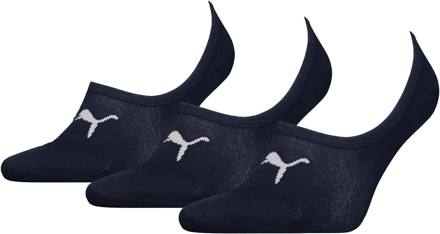 Detalle de PUMA Footie Mixte – Lot de 3 chaussettes Footie coton doux, confort quotidien