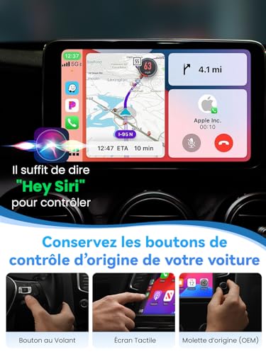 Thumbnail 4 de Alltotive S2 Mini: Adaptateur CarPlay sans Fil pour iPhone – Plug & Play, USB-C/USB-A