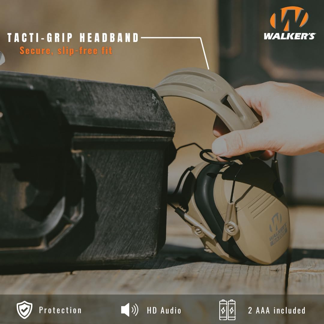 Thumbnail 2 de Walker’s TACTI Grip Series Razor Electronic Muffs