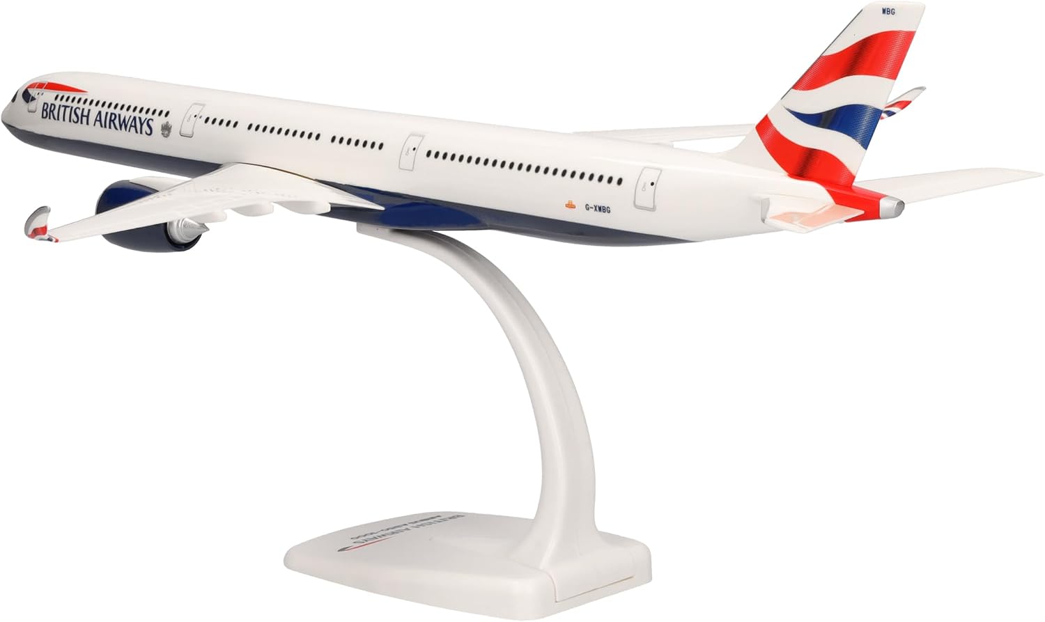 Detalle de Herpa Maquette Avion 1:200 Snap-Fit – Boeing 737-800/British Airways et Airbus A350-1000 G-XWBG