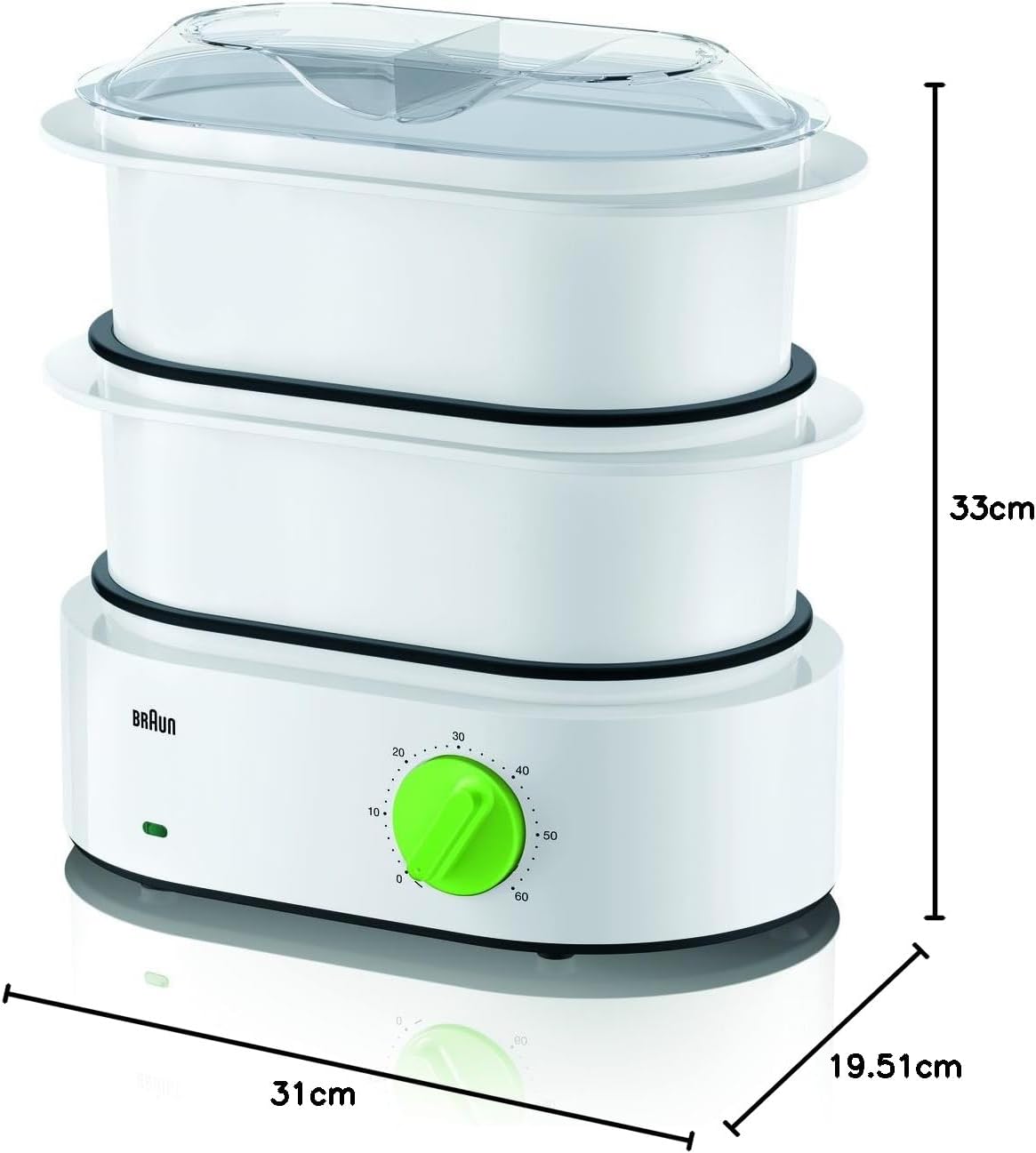 Detalle de Braun FS3000 Cuiseur Vapeur 3,1L