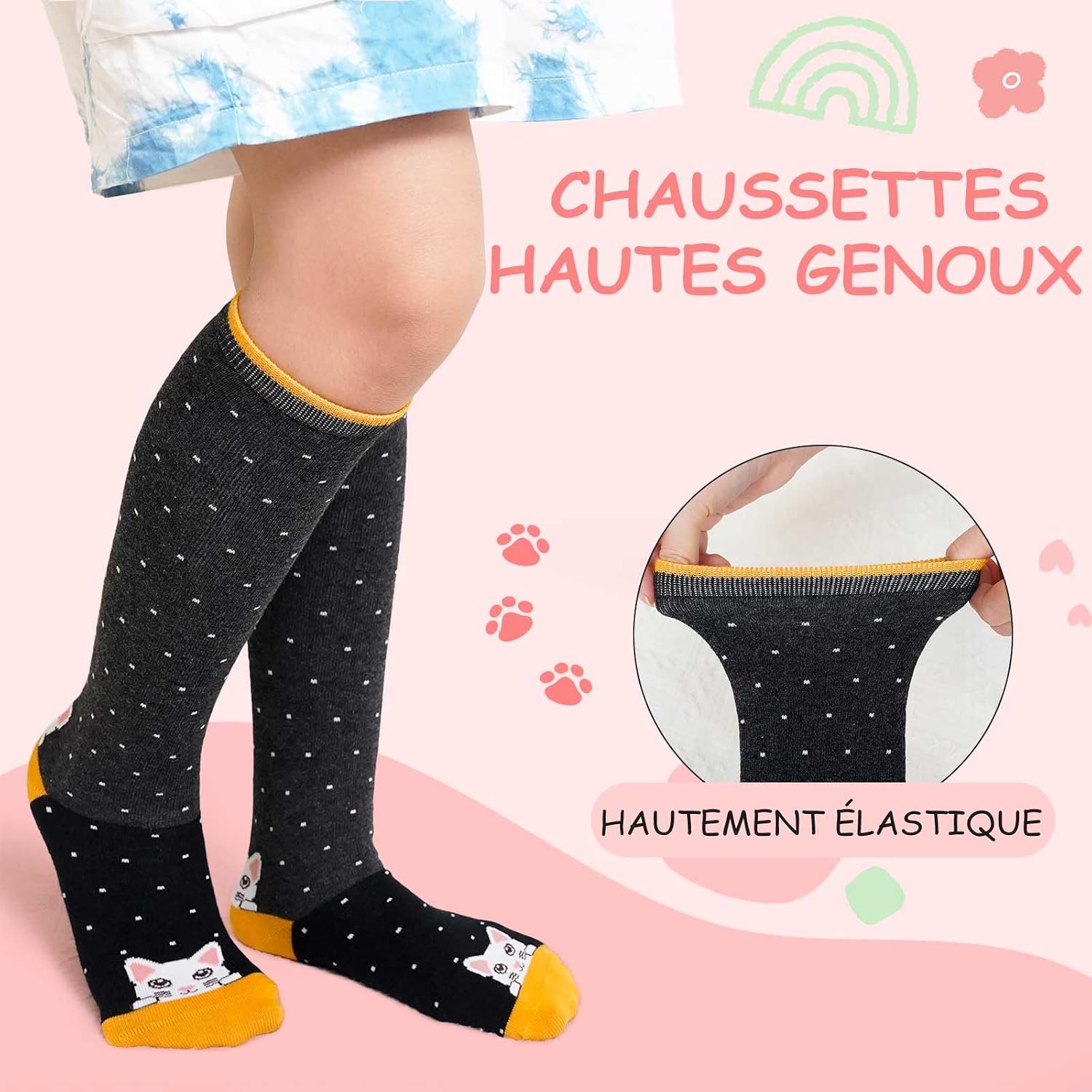 Detalle 1 de LOFIR chaussettes hautes enfant 23-38