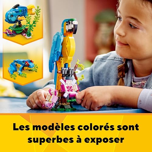 Thumbnail 5 de LEGO 31136 Creator 3-en-1 Le Perroquet Exotique — Jouet de construction, 3 animaux