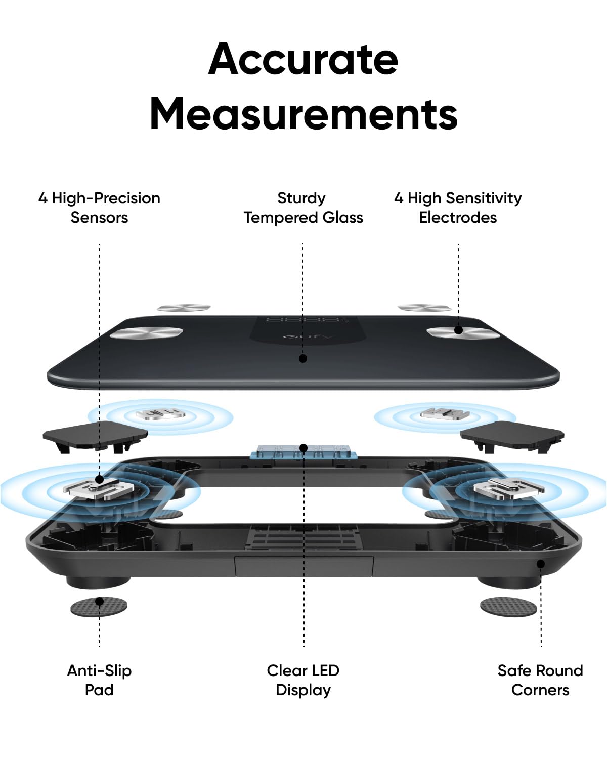 Thumbnail 2 de eufy Smart Scale A1 — Body composition 12 measurements ⚖
