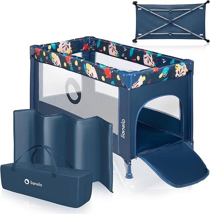 Lionelo Stefi Cuna Bebe Parque con Protección y Bolsa