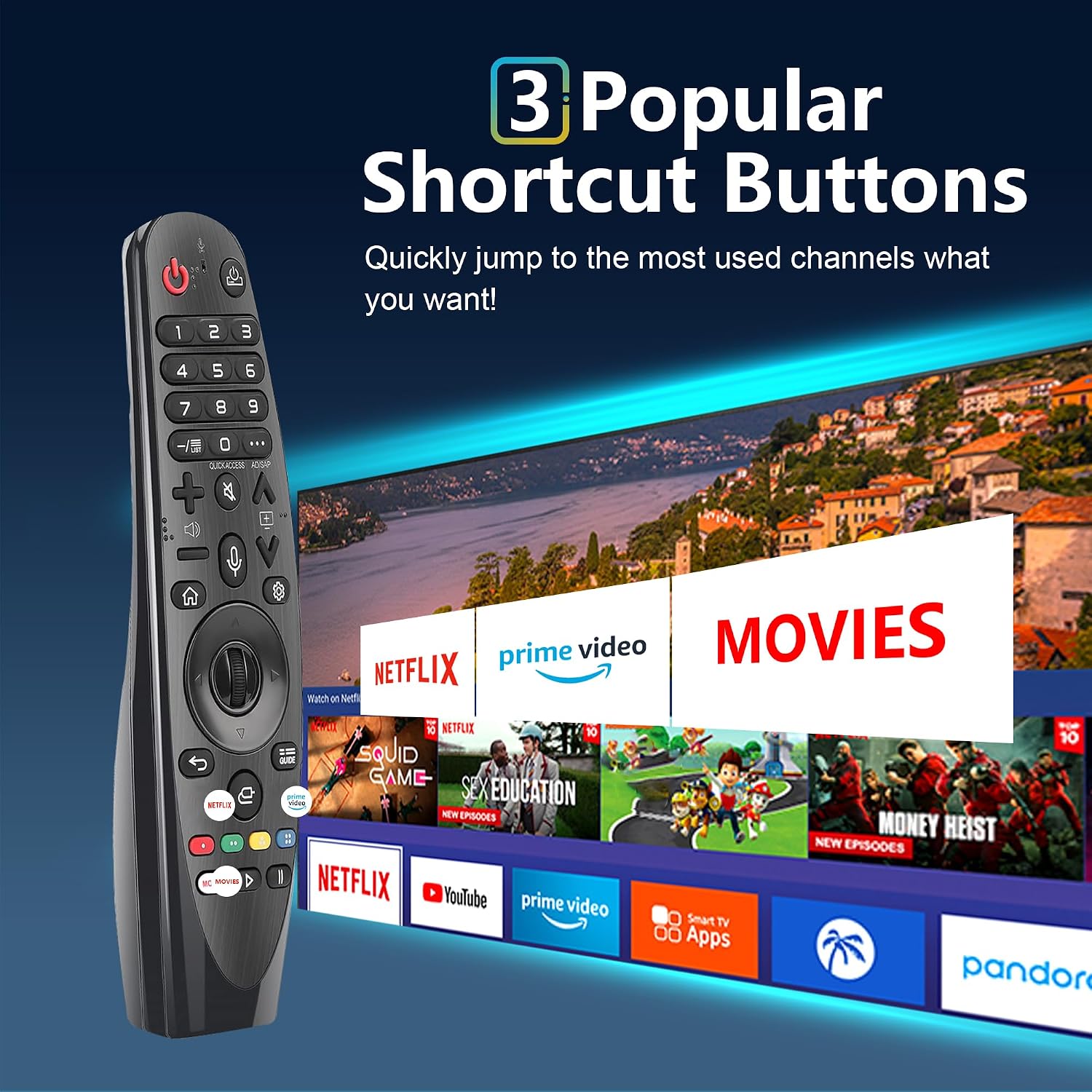 Thumbnail 2 de LG Magic Remote AKB75855501 Replacement