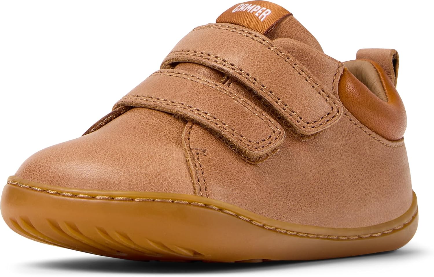 Detalle de Camper Peu Cami K800405Basket – Unisex Kinderleder-Sneaker in Nude