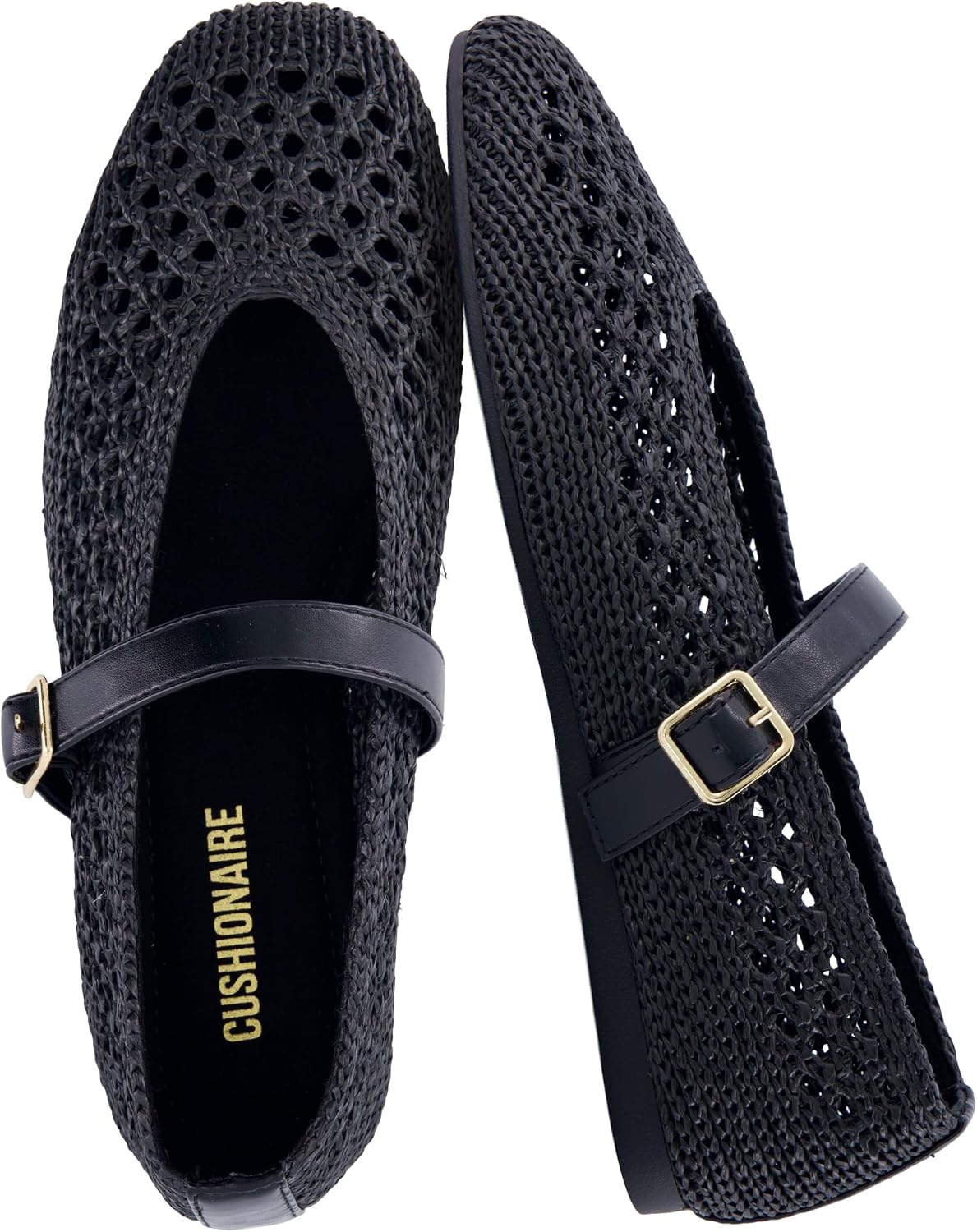 Detalle de CUSHIONAIRE Mary Jane Flats