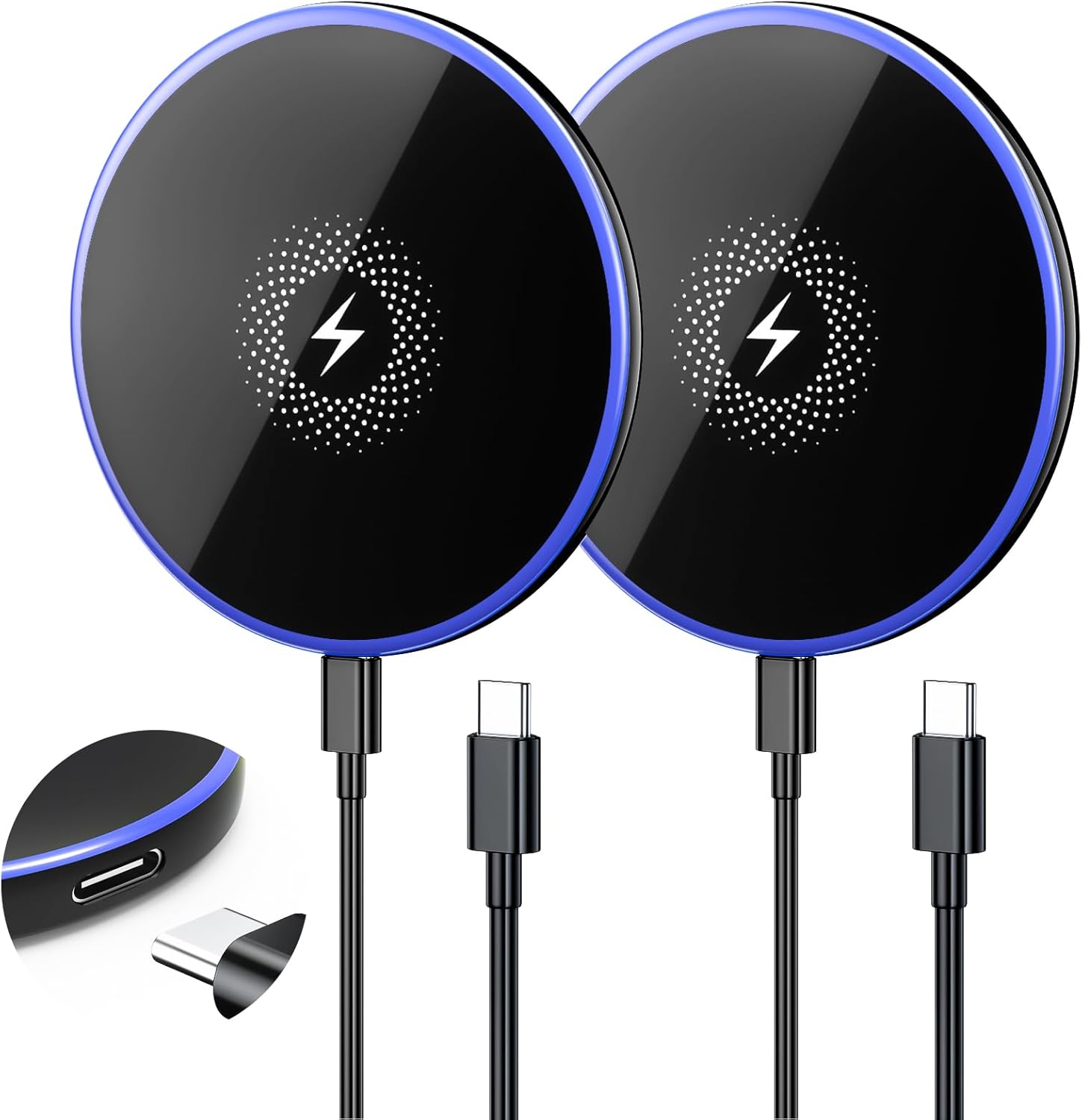 Detalle de Wireless Charger 2Pack 15W Magnetic Pad