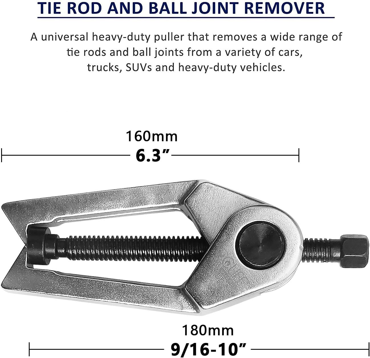 Thumbnail 4 de CCLIFE set da 5 estrattori per giunti sferici universali (rimozione snodi e leve)