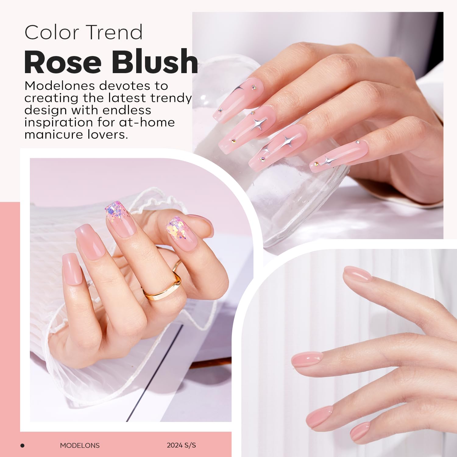 Thumbnail 2 de Modelones Aufbaugel Nägel Rosa Nude Builder – 15 ml