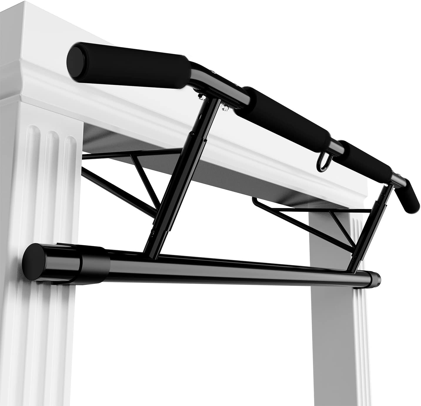 Detalle de JX FITNESS Door Frame Pull Up Bar (Foldable, No Drilling) for Chin-ups at Home