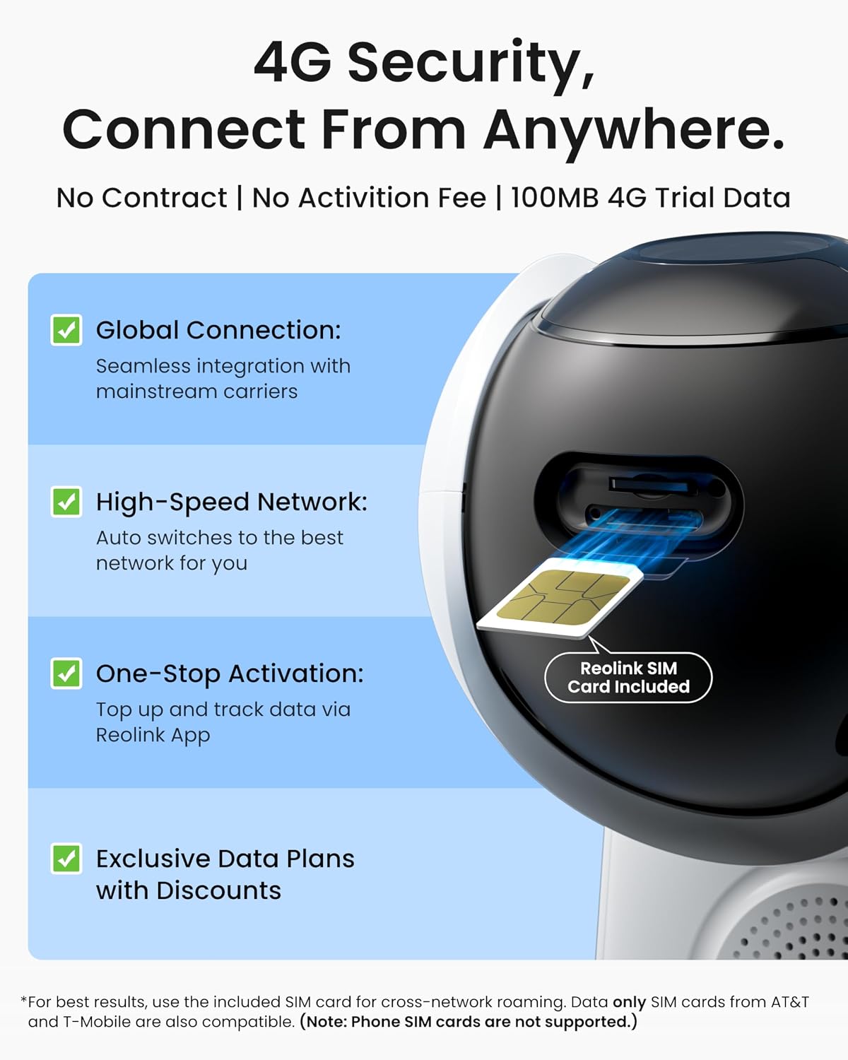 Thumbnail 3 de Reolink 4G LTE Cellular Security Camera Outdoor (SIM card, 20,000mAh + 12W solar, pan & tilt, auto tracking)