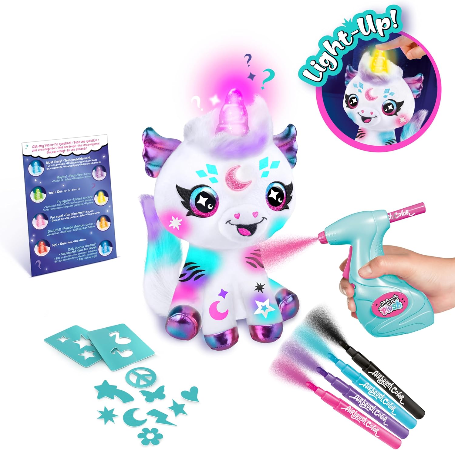 Thumbnail 2 de Canal Toys Airbrush Plush Cosmic Unicorn 6+
