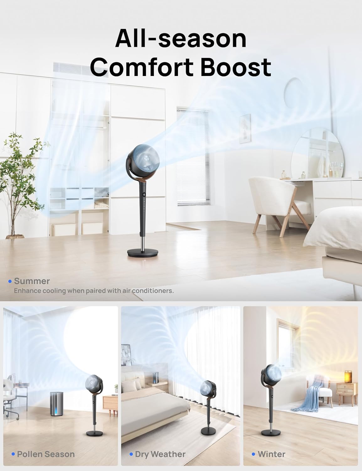 Thumbnail 6 de Dreo Standing Fan 37-42" Adjustable Height 🌀