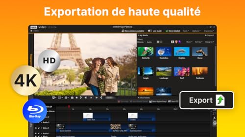 Thumbnail 6 de Nero Video Studio 2026 – Logiciel de montage professionnel multi-pistes 4K/8K