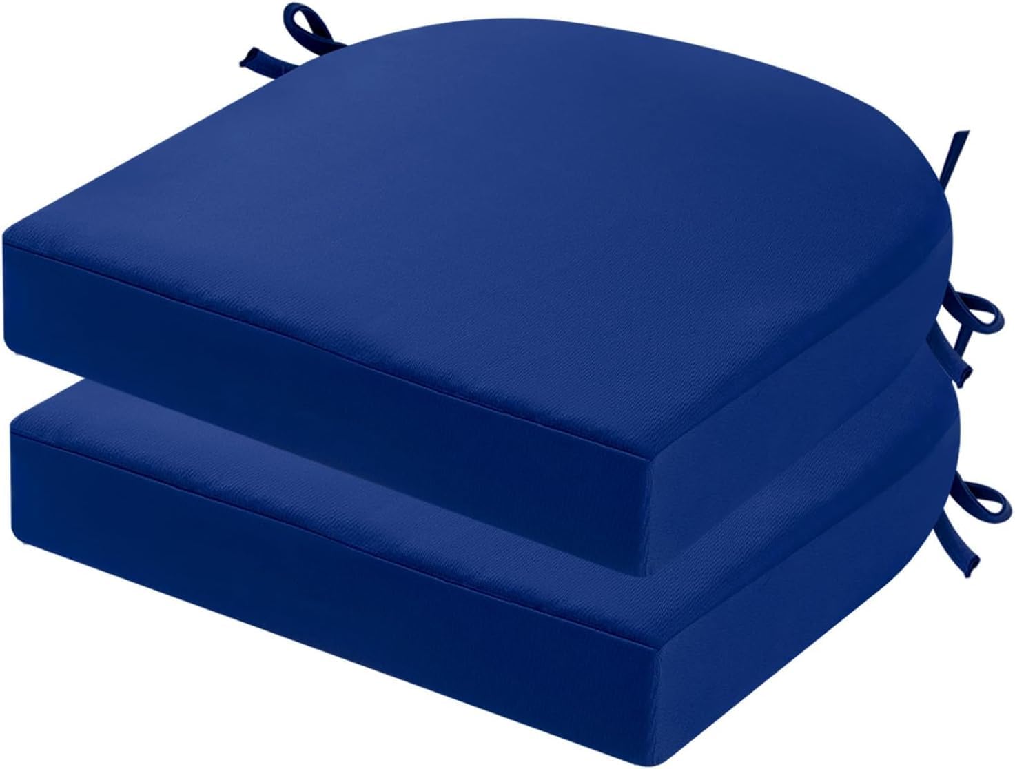 Detalle de PRIMEPATIO Outdoor Chair Cushions Set 2 7cm Navy