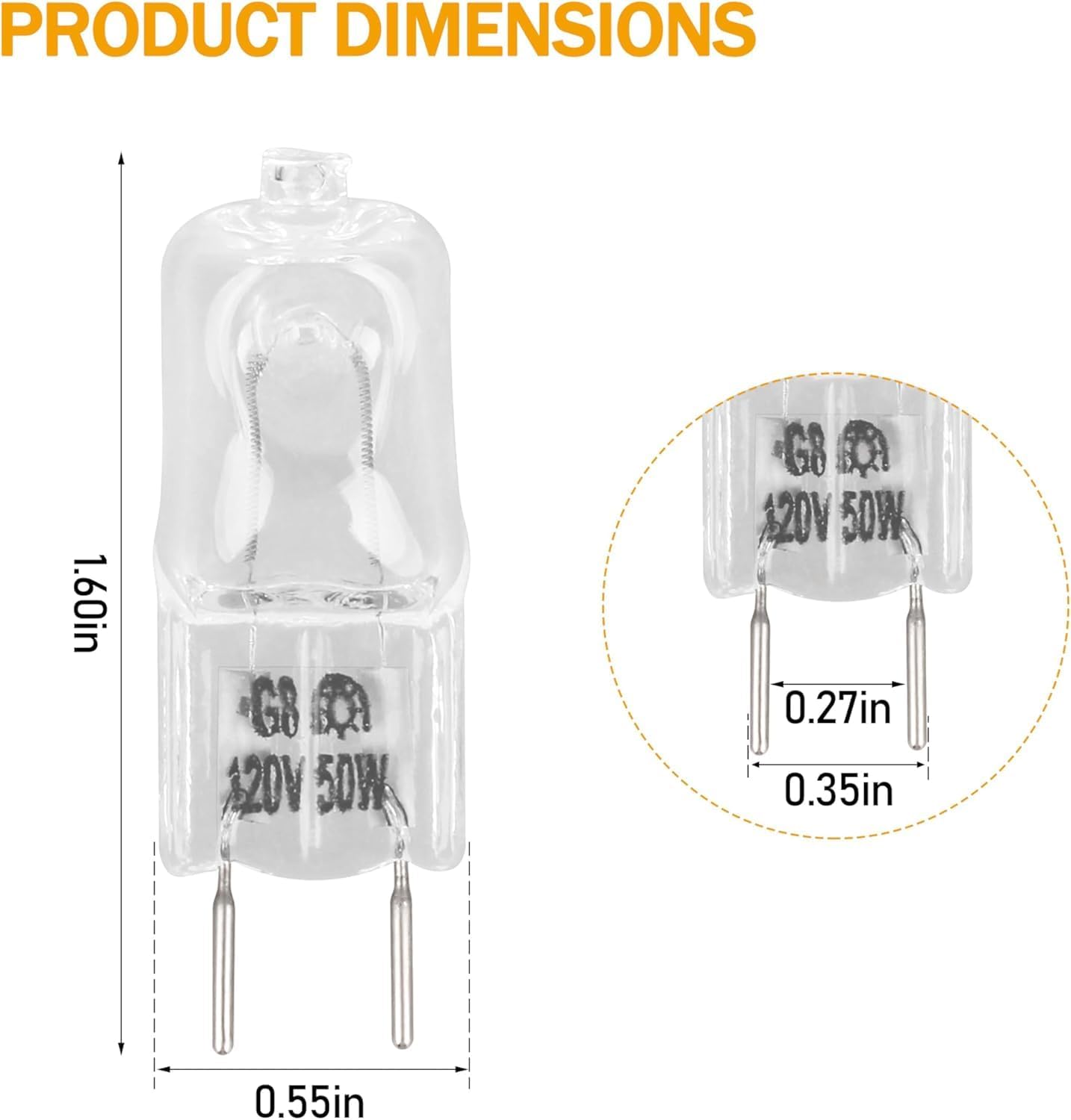 Detalle de Microwave Halogen Bulb 6912A40002J