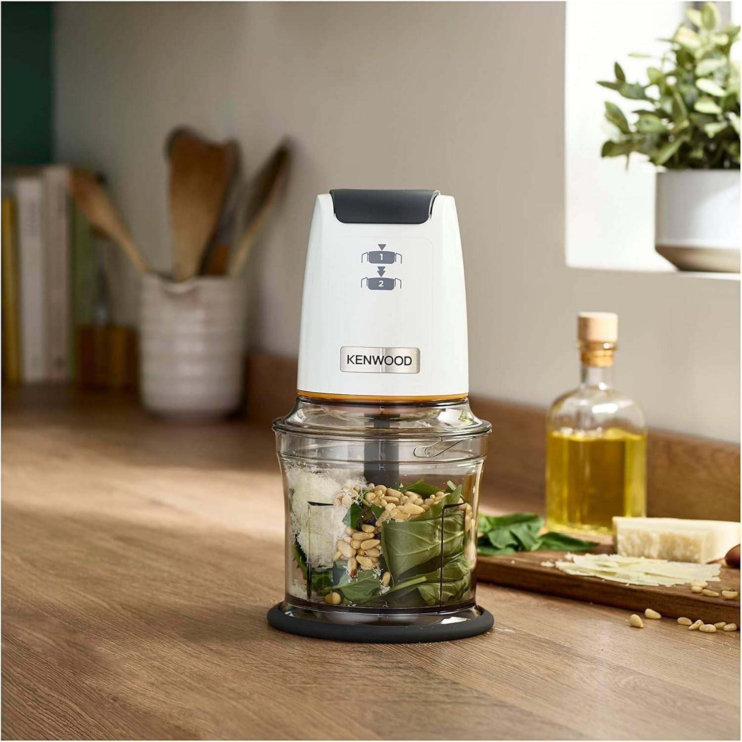 Detalle de Kenwood EasyChop CHP61.000WH: Tritatutto a Quattro Lame, 500W, 0,5 L, lavabile in lavastoviglie