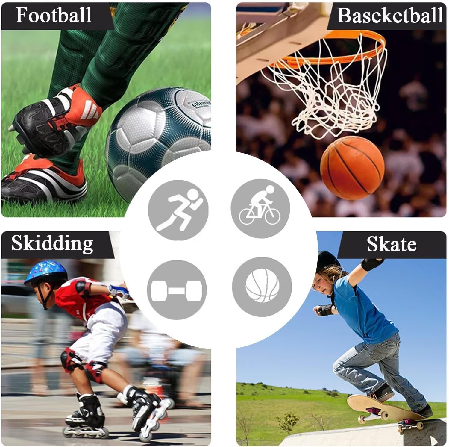 Thumbnail 6 de Adixun Kids Base Layer Set Boys Football Skin