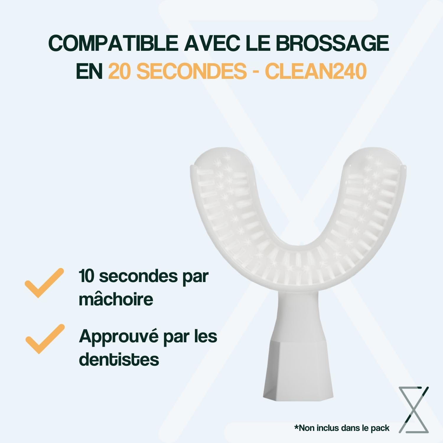 Thumbnail 5 de CleanMate brosse à dents électrique sonique Y-Brush (compatible Y-Brush Clean240) – 5 modes, autonomie jusqu’à 2 mois