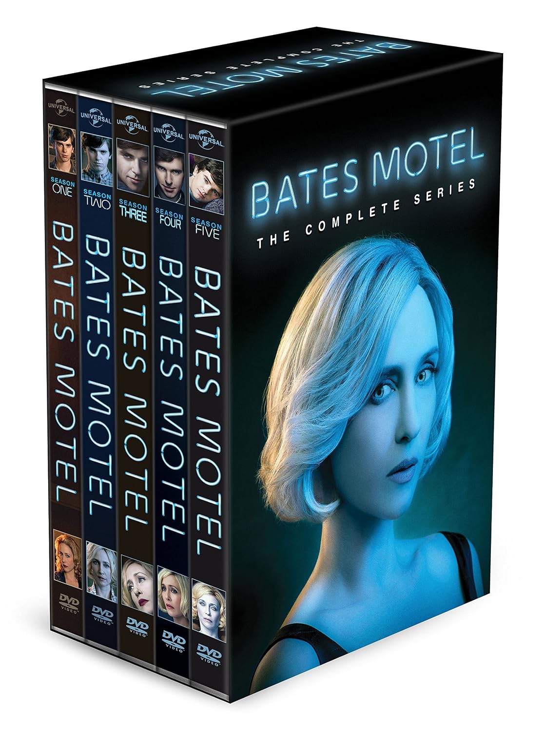 Detalle de Bates Motel: The Complete Series DVD, 15-Disc NTSC Set