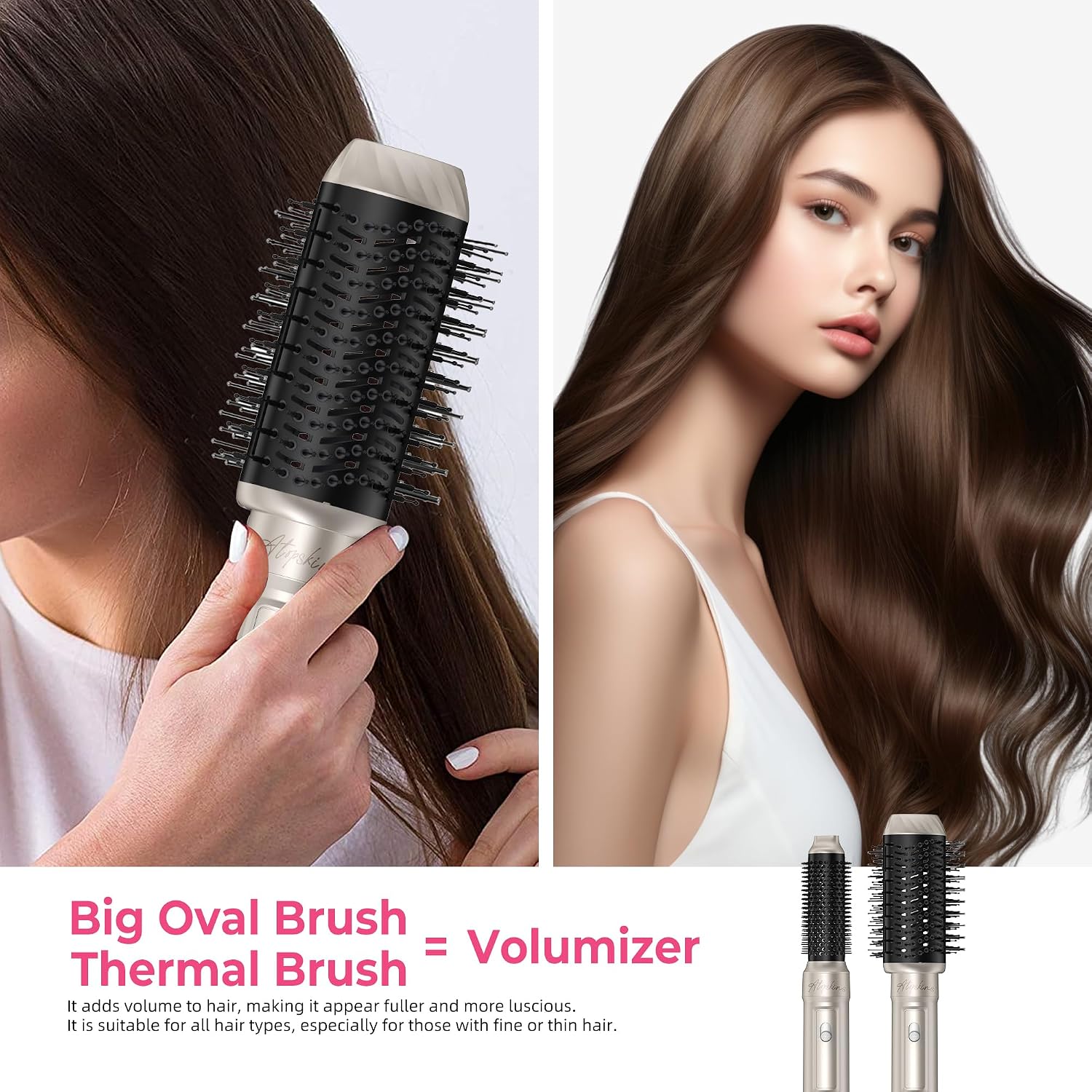 Thumbnail 4 de Airbrush Hair Styler 6 in 1 Magic Styler: 1000W All-in-One Airstyler