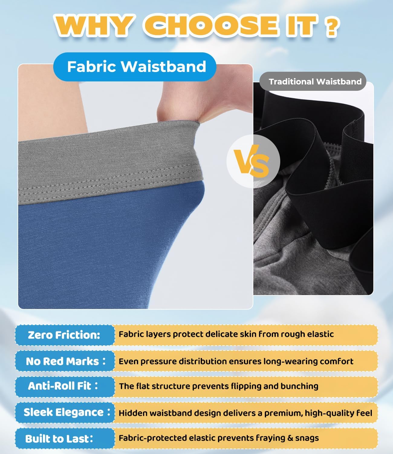 Detalle de BAMBOO COOL Boys' Boxer Briefs 6-18Y: Tagless, Moisture-Wicking Comfort in a 6-Pack