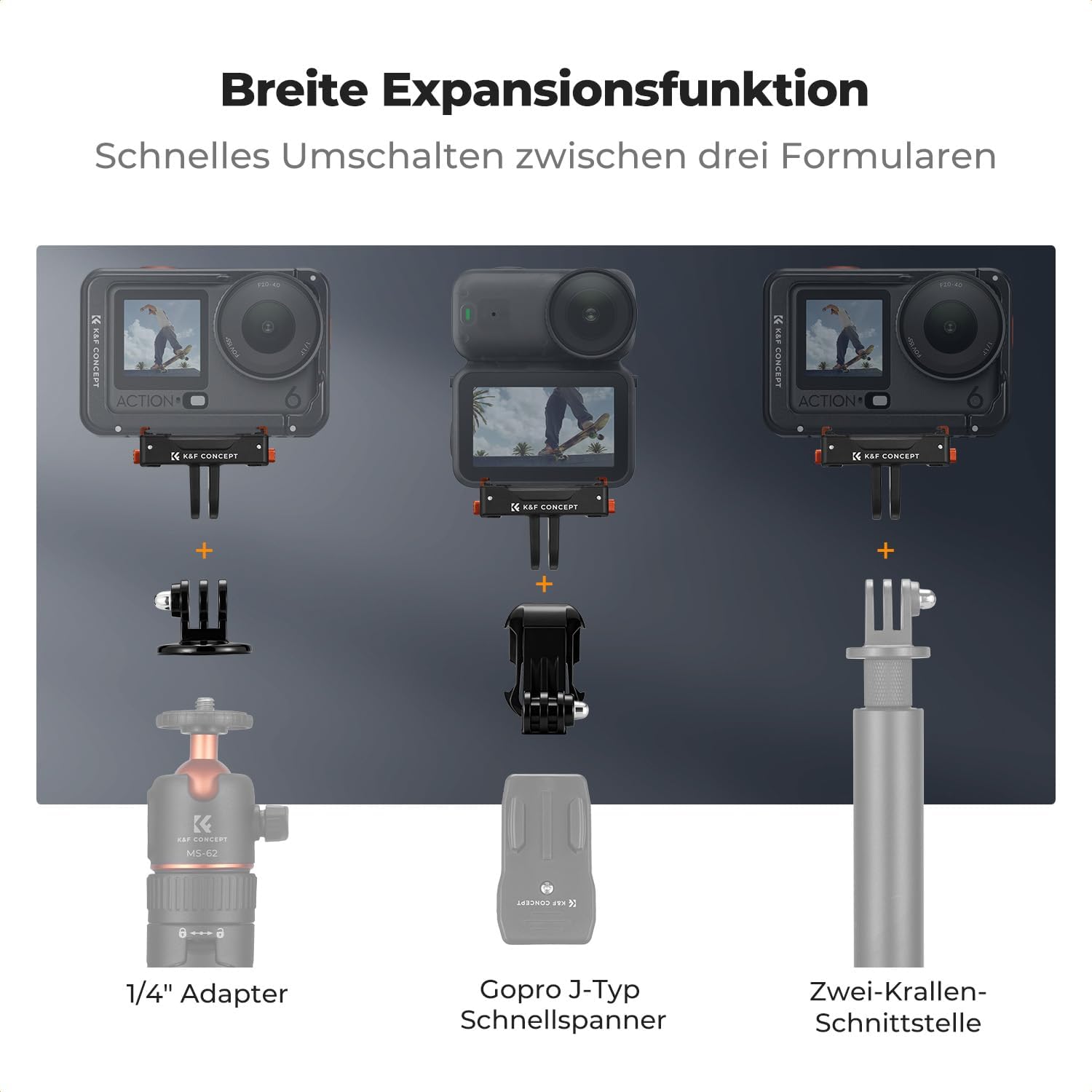 Thumbnail 2 de K&F CONCEPT Magnethalterung für DJI Osmo Nano