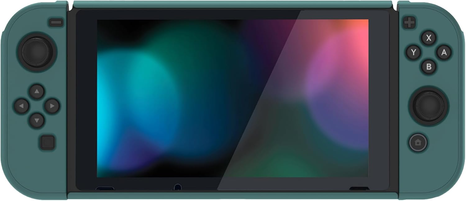 Thumbnail 4 de PlayVital Upgraded Dockable Case Grip Cover for Nintendo Switch (Hunter Green)