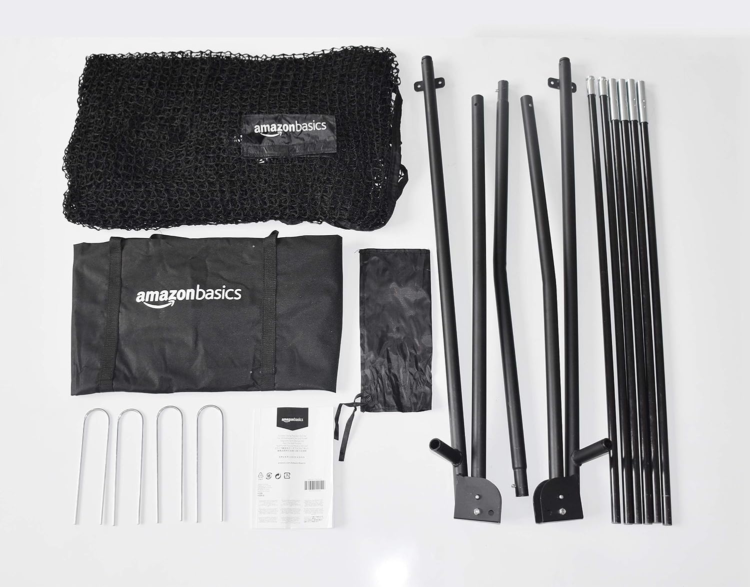 Detalle 2 de Amazon Basics przenośna siatka treningowa do golfa 2,44 × 2,44 m