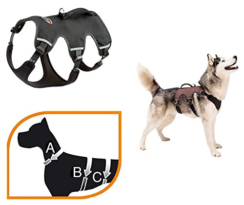 Detalle 2 de Ferplast ERGOTREKKING arnés perro 6 cierres reflectante