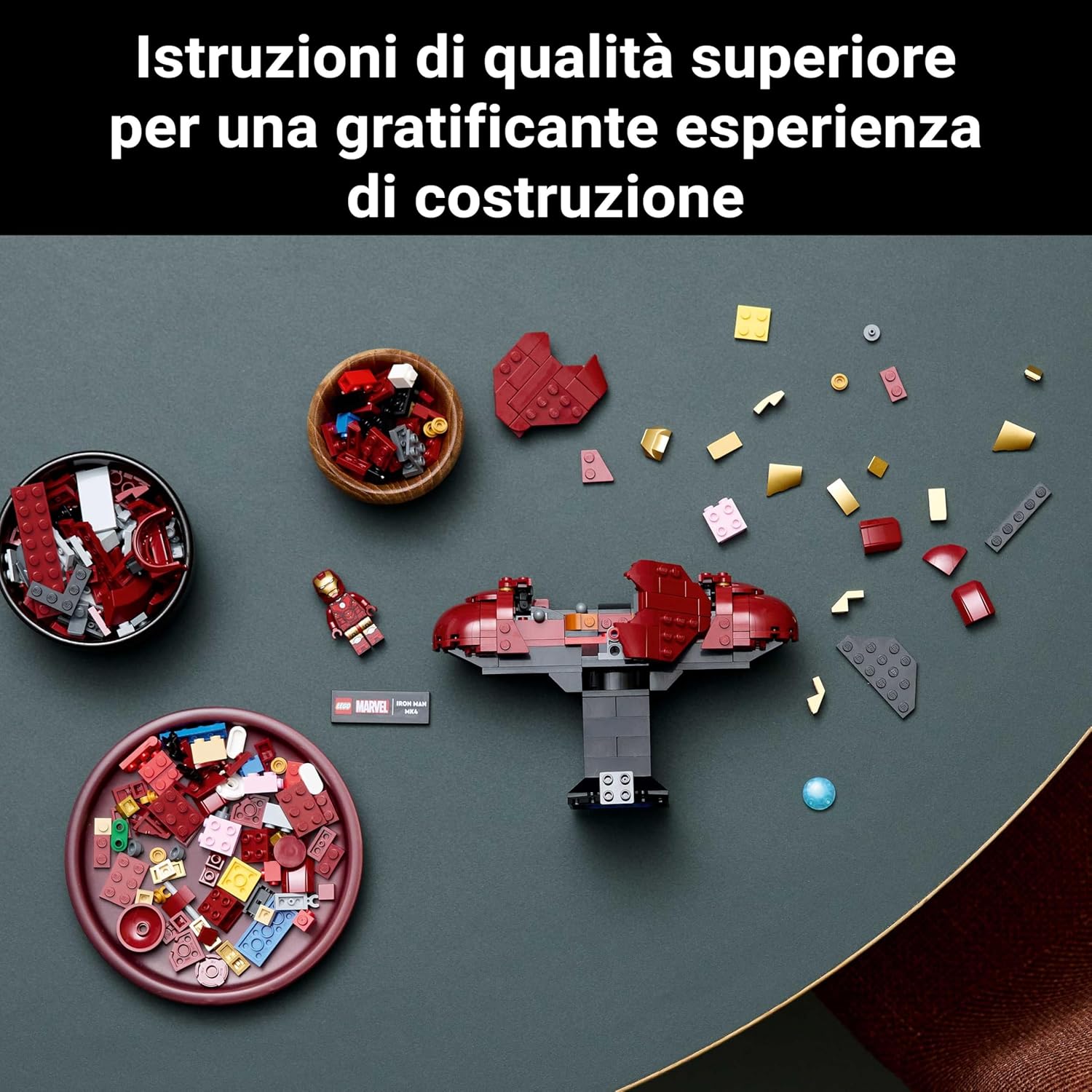 Thumbnail 2 de LEGO Marvel Busto di Iron Man MK4 (76327): display piece per collezionisti e fan