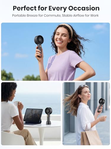 Thumbnail 6 de Warmco HC2 Handventilator Akku – Tragbarer Mini Ventilator mit 5000mAh