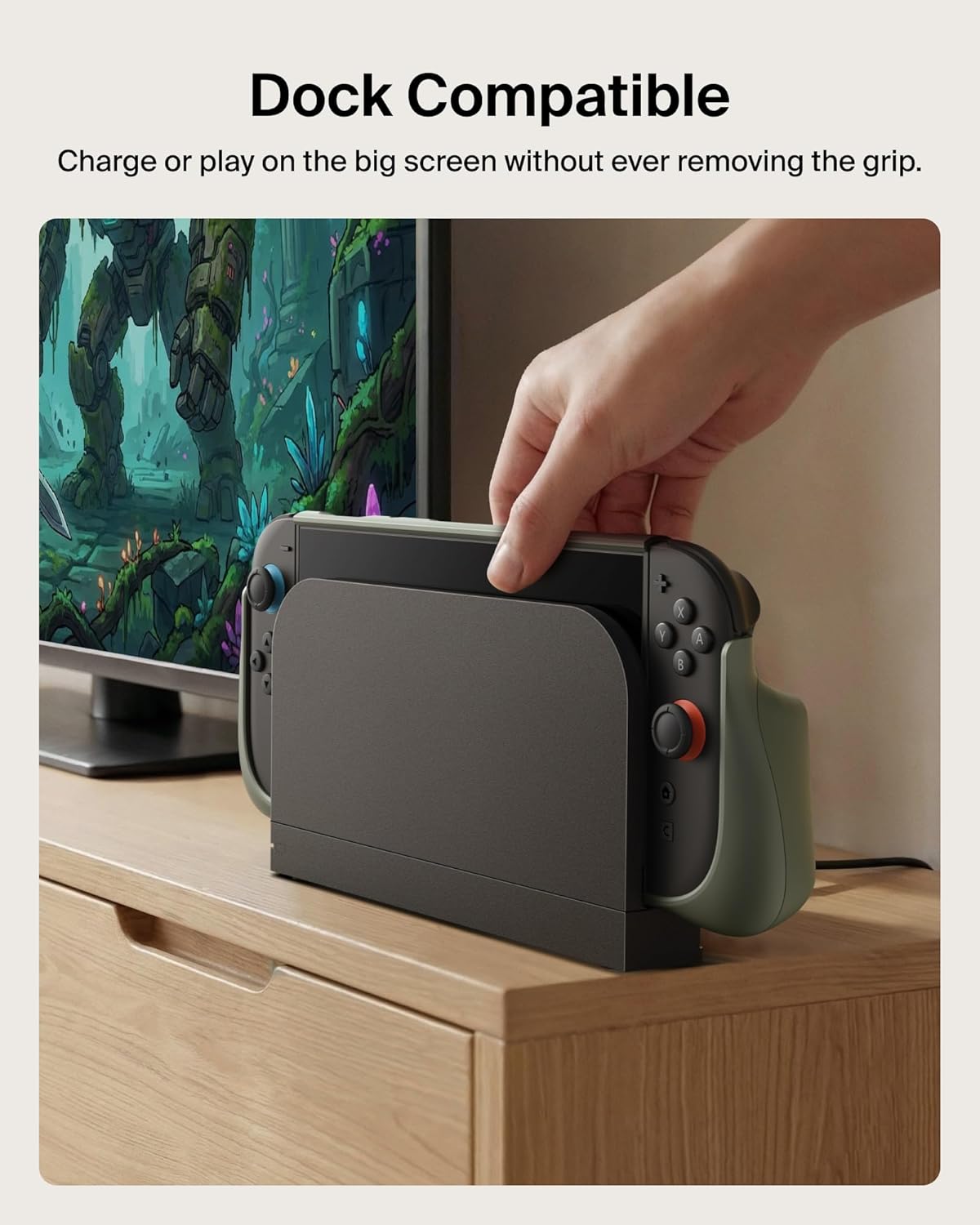 Thumbnail 3 de Belkin Nintendo Switch 2 Case Grip: Dockable Ergonomic Protective Case with Quick-Release Joy-Cons