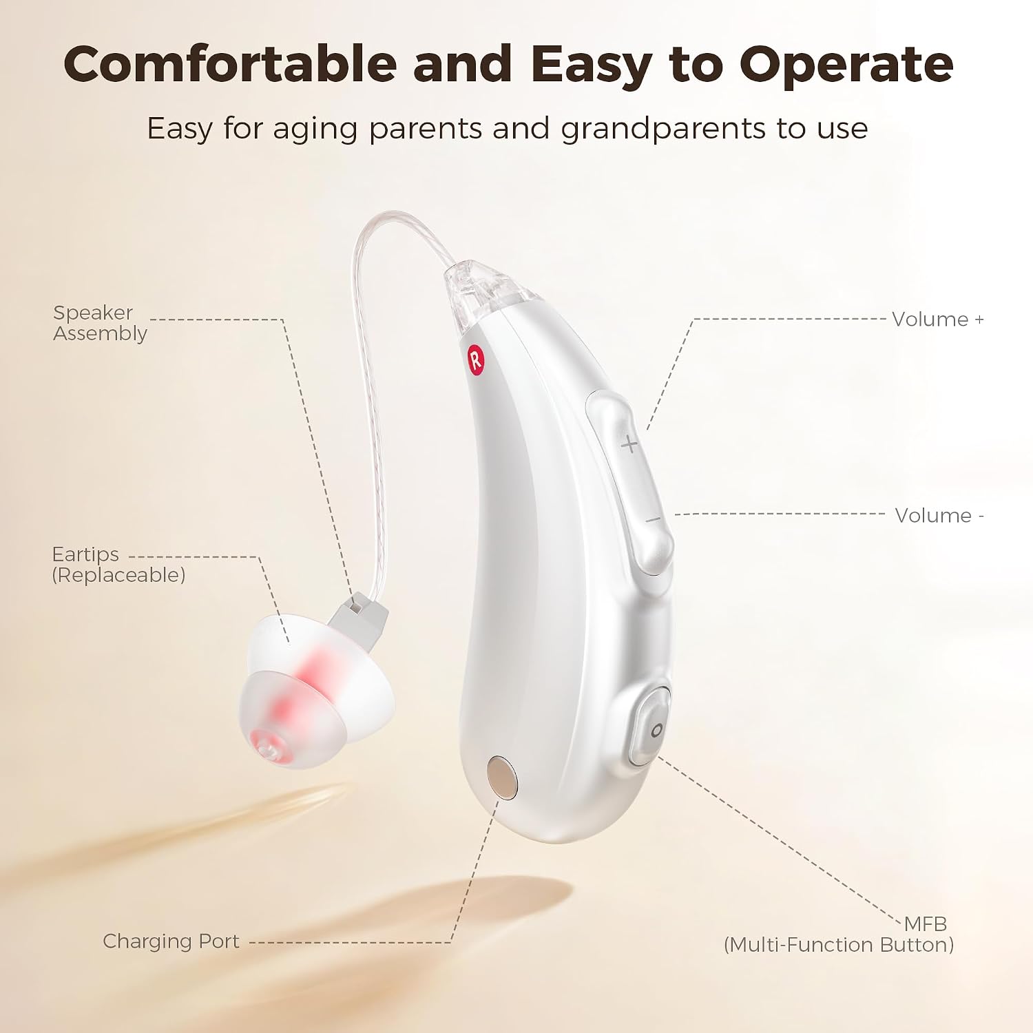 Detalle 2 de Hearing Aids with Bluetooth App Control