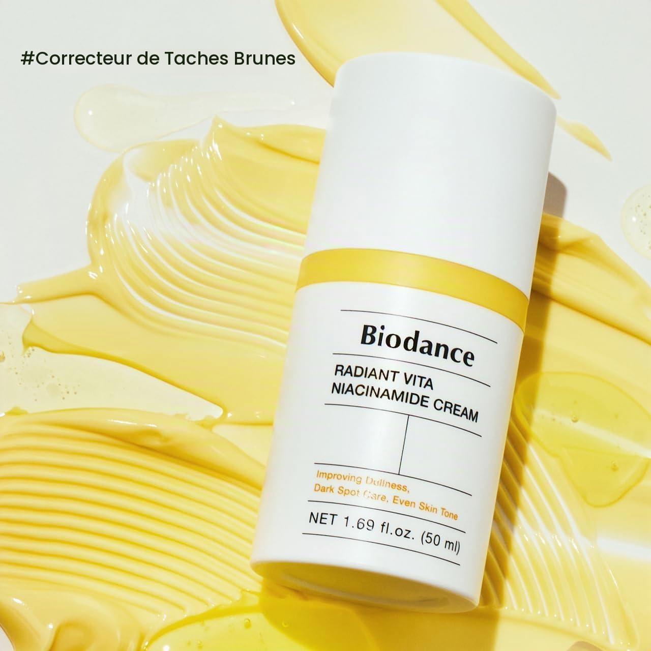 Detalle de BIODANCE Radiant Vita Niacinamide Cream – Crème éclaircissante et hydratante pour le visage (50 ml)