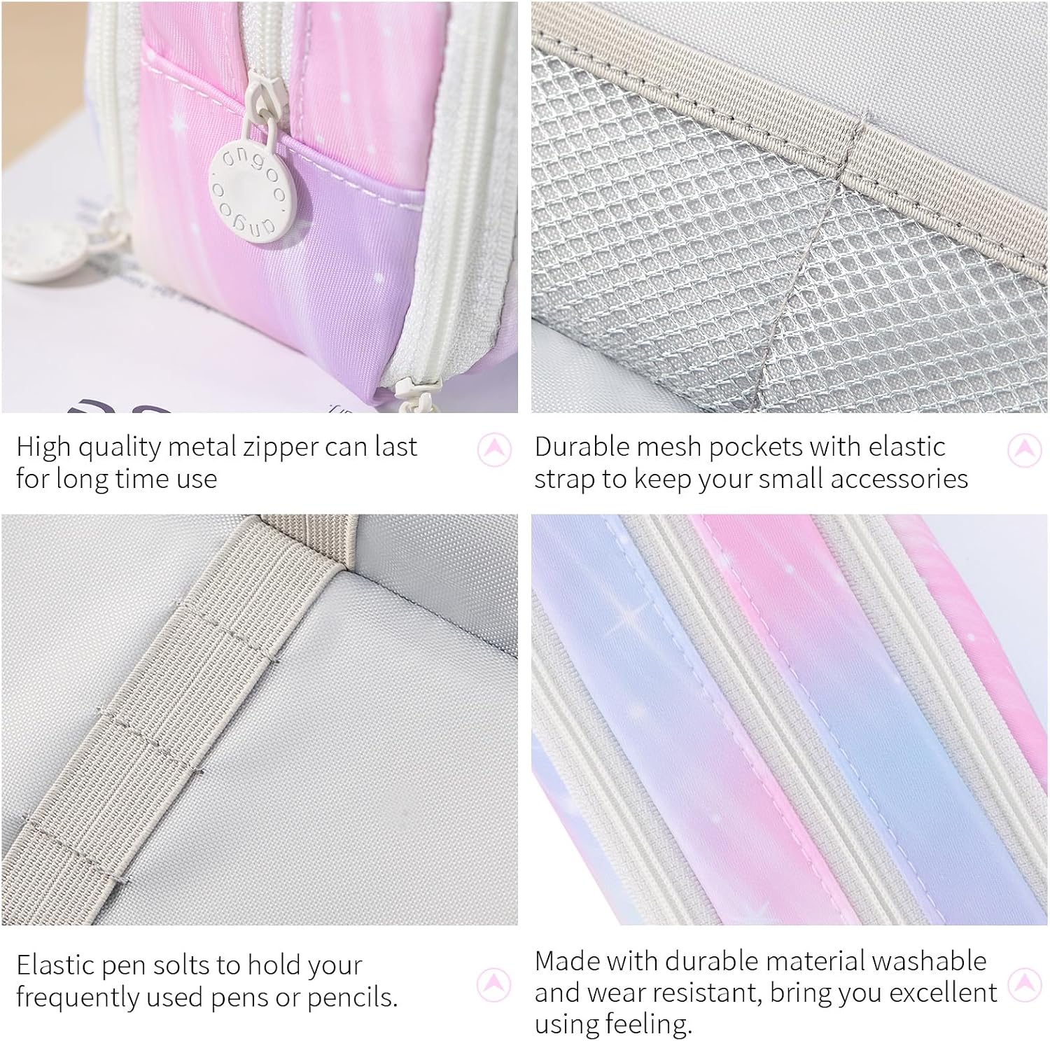 Thumbnail 6 de CICIMELON CI-S 3-Compartment Pencil Case, Meteor Polyester Pouch