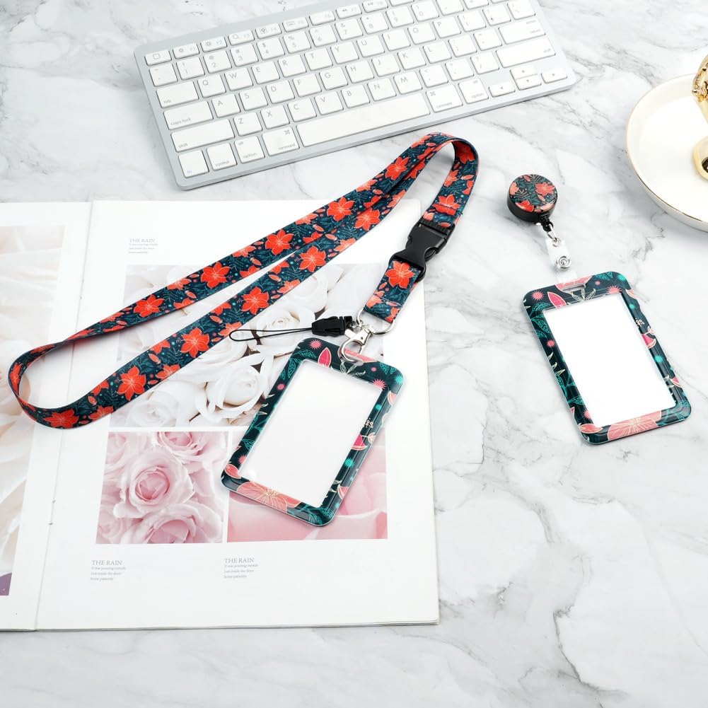 Thumbnail 6 de Vicloon Lanyard porta badge retrattile con cordino stampato
