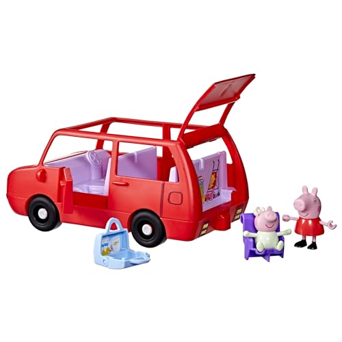 Detalle de Peppa Pig Peppas großes Familienauto Spielset, Rot – detailreiches Familienabenteuer