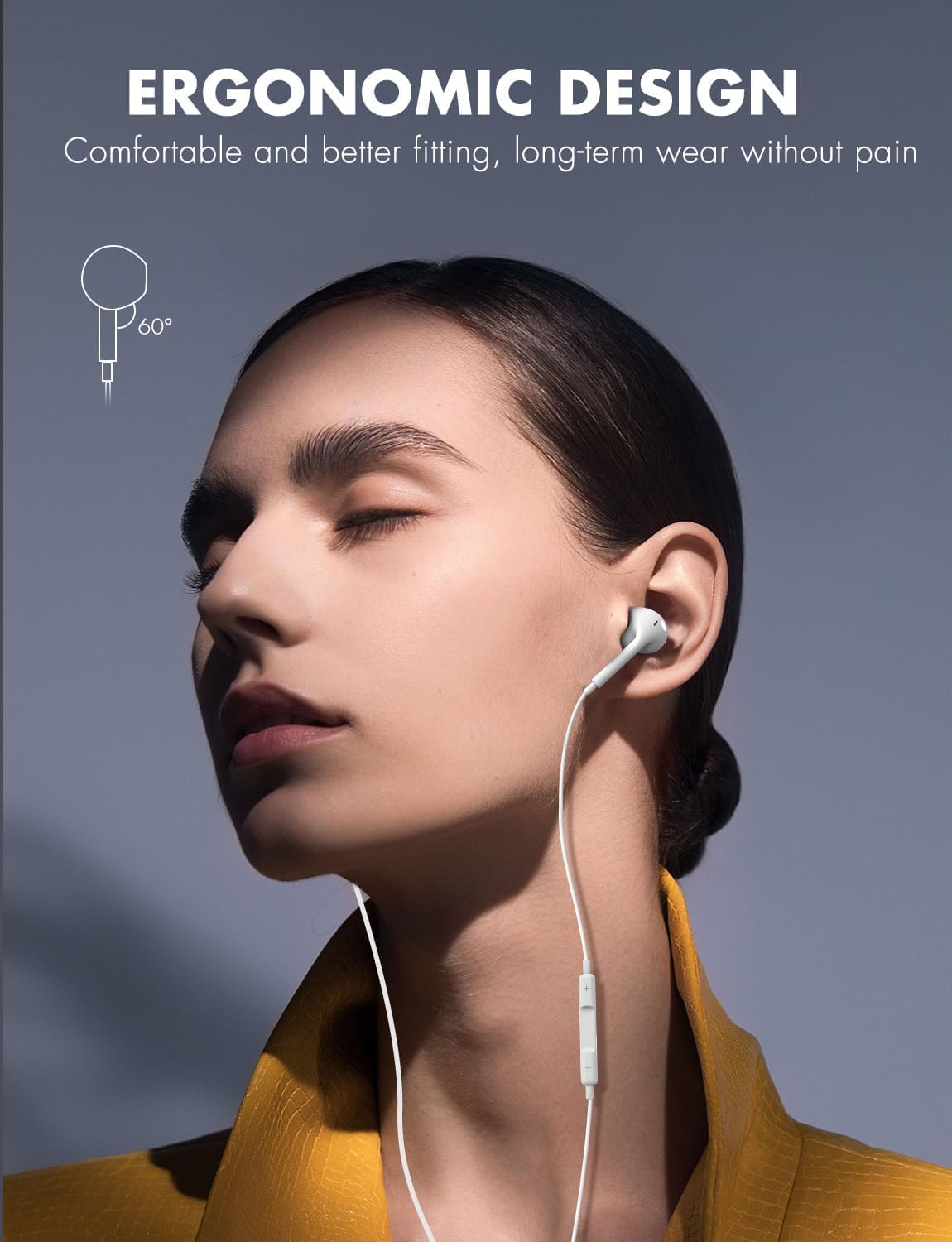 Detalle de Antool Wired Earbuds, 2-Pack
