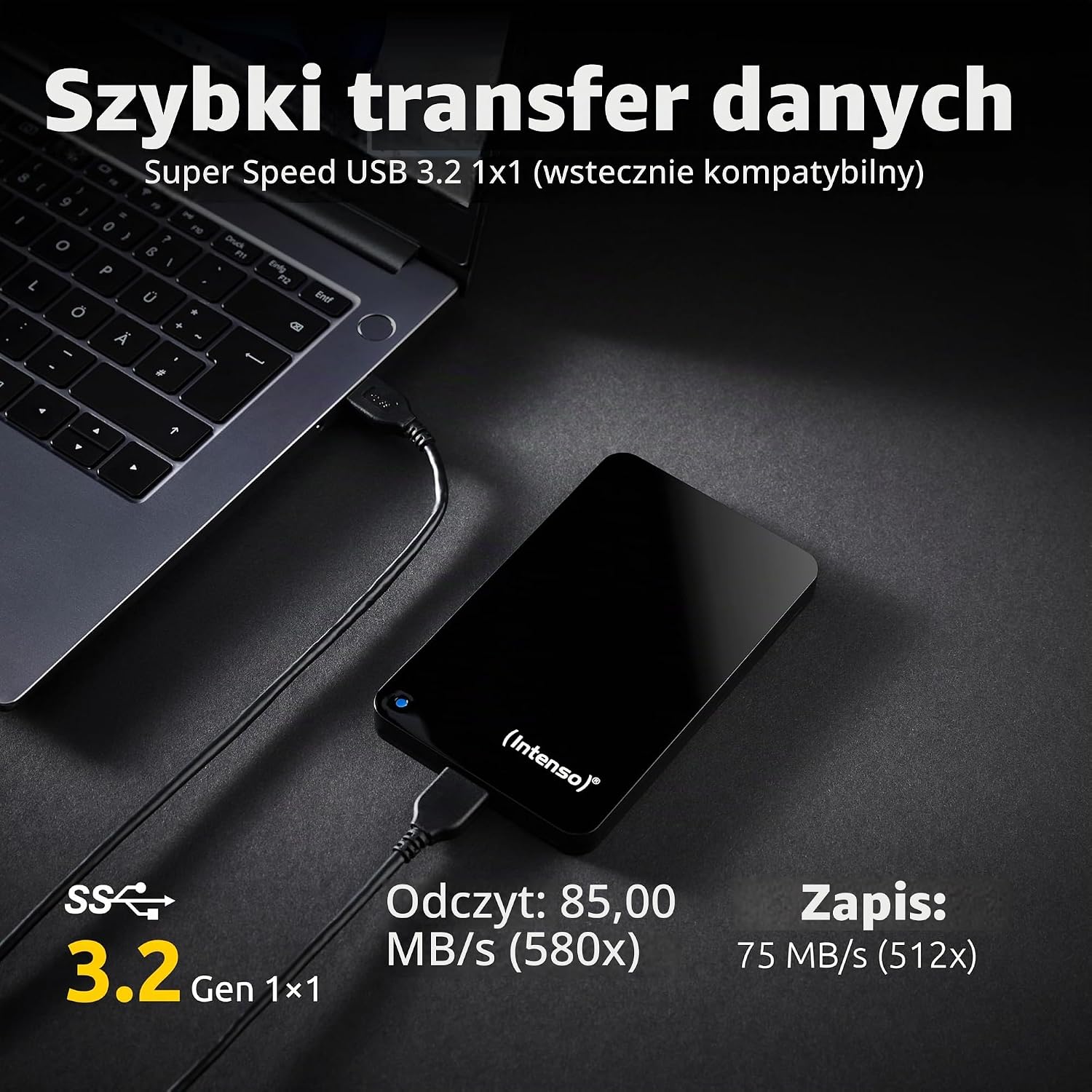 Thumbnail 3 de Intenso zewnętrzny dysk twardy 5 TB