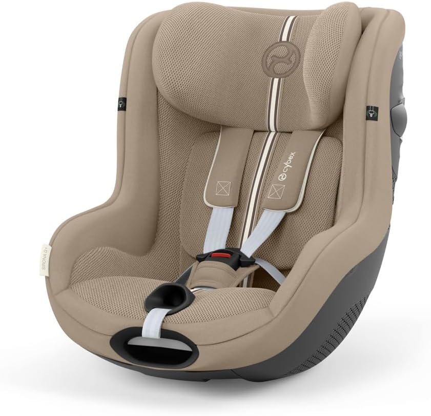 Thumbnail 1 de Cybex Sirona G i-Size Plus bilbarnstol, Almond Beige, 3-punktssele