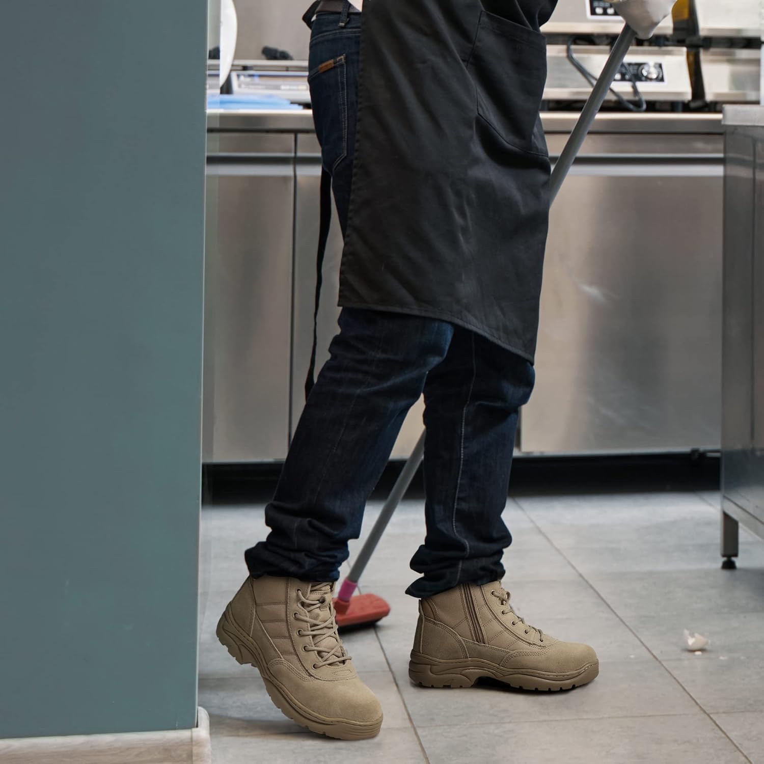 Thumbnail 1 de NORTIV 8 tactical work boots, side zipper
